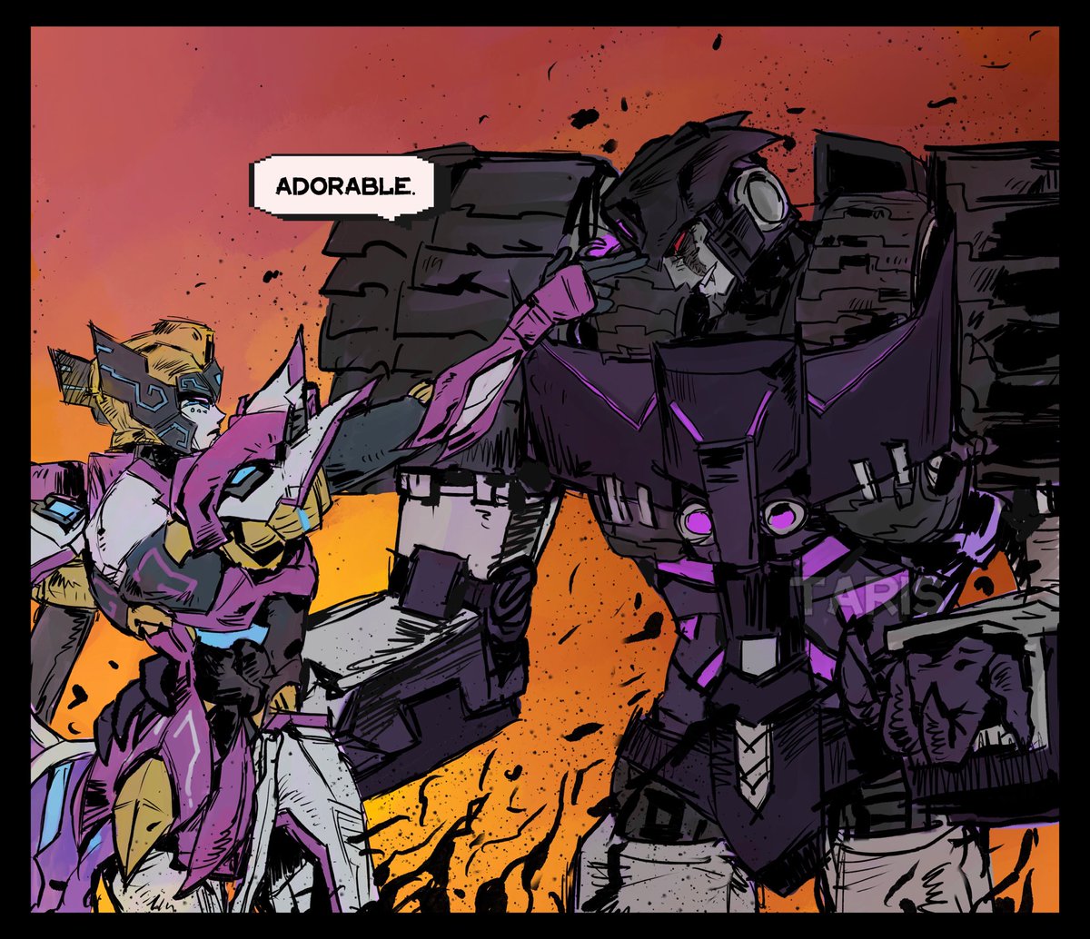 “Adorable.”Irisowl and Tarn.TF（EU）.（伊瑞丝x塔恩，tf夢）～
#Tarn #TFOC #Transformers