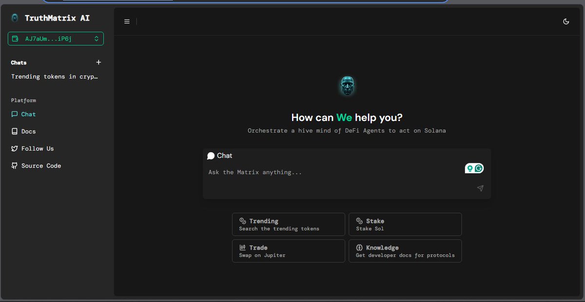 Devlawreinz_js's tweet image. I Join the Reown @SuperteamEarn bounty.
I am working on this app and moving the entire onboarding system to the @reown_ SDK.
I learned a lot of stuff and had a good time working on this.
Checkout it out here: matrix-kappa-inky.vercel.app
and drop a feedback😀😀😄