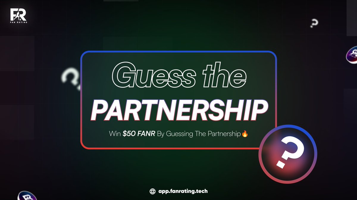 fanratingweb3's tweet photo. From the pitch to the dunes, an iconic partnership awaits! 🏜️🐪

💎 Win $50 FANR if you guess right! 🎉 Let’s hear your predictions! 👇 https://t.co/DRy7tDVsnL