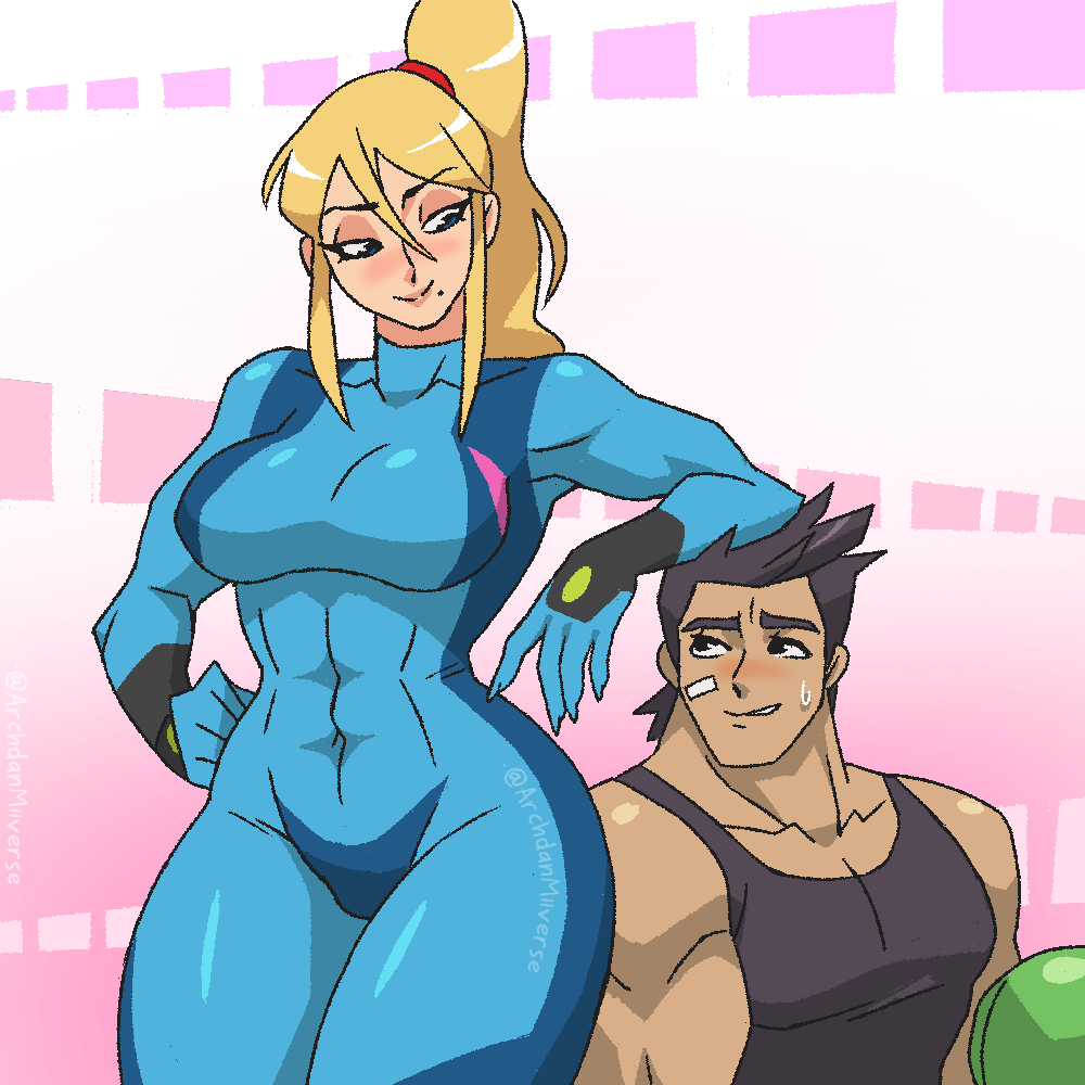 ArchdanMiiverse's tweet photo. Samus and Little Mac. lol remember that? 
#SmashBros #SuperSmashBros #SmashUltimate #Nintendo #MetroidDread #metroid https://t.co/a7b5iCAAVQ