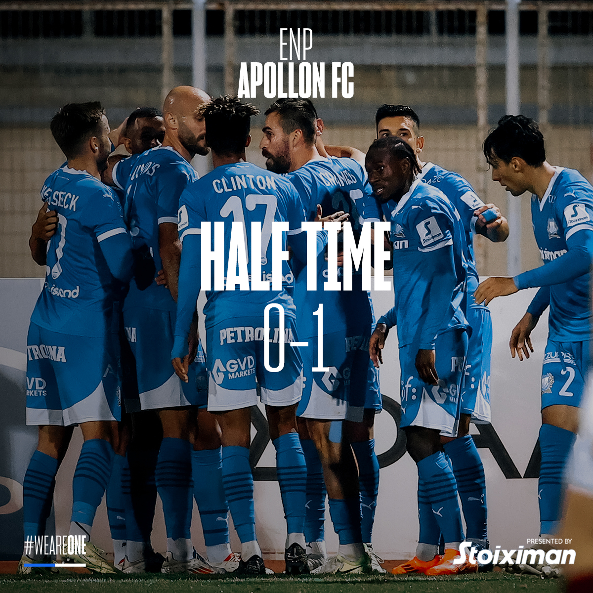 APOLLONOFFICIAL's tweet photo. 𝐔𝐩 𝐚𝐭 𝐭𝐡𝐞 𝐛𝐫𝐞𝐚𝐤 🔵⚪
#ApollonFC #ENPAPO https://t.co/gPuiyJjZKl