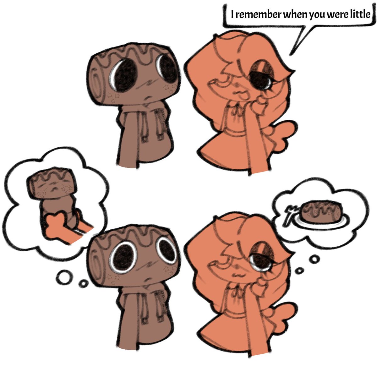 VictanuPie's tweet photo. Been thinking abt this since I knew they were cousins

#dandysworld 
#dandysworldart #dandysworldfanart #dandysworldcosmo #dandysworldginger https://t.co/BxfcfxTtyn
