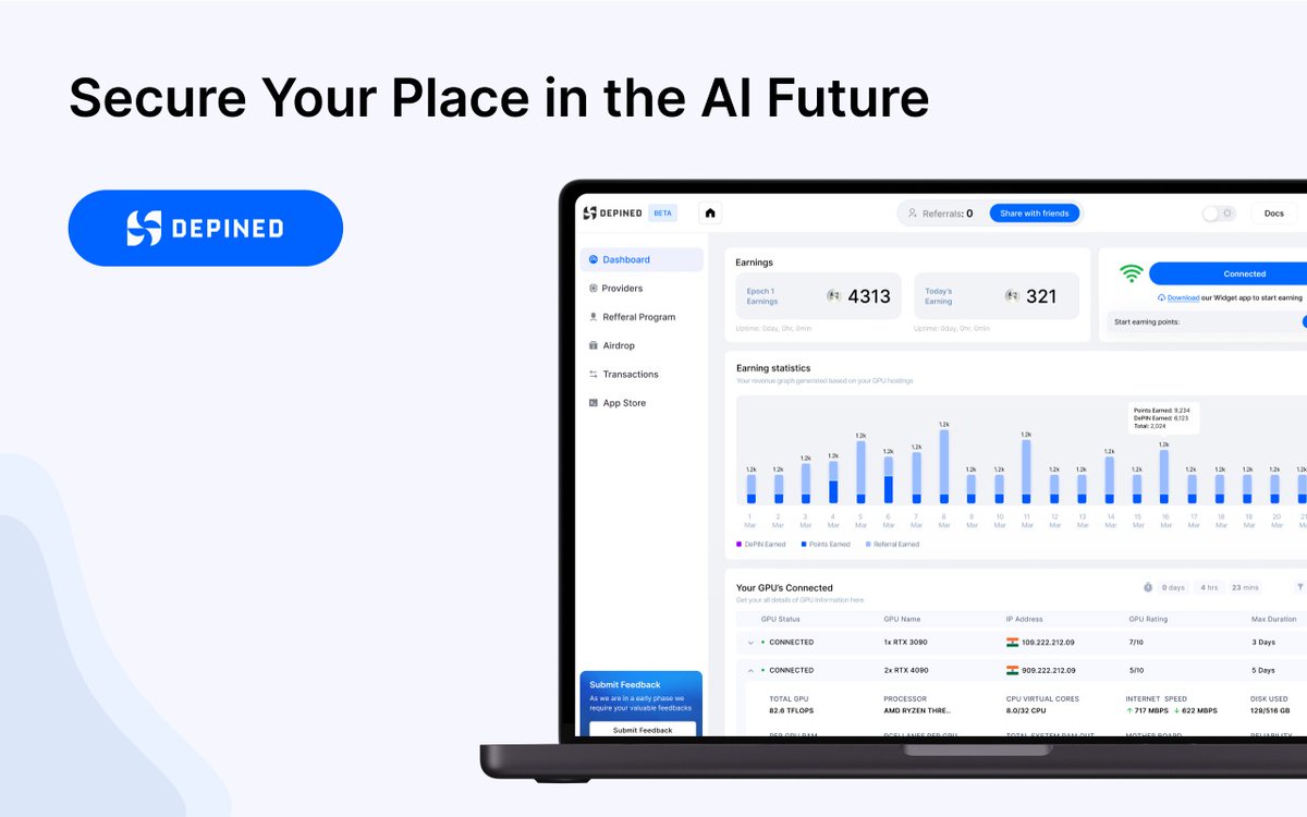 ChainMapper's tweet image. 📢 Excited to share 5 private access codes for the @depined_org beta! Start pre-mining the airdrop points program today:

📩 Invite Code: 0Qj1b75odMi6

🎯 Link: app.depined.org/onboarding

#Airdrop #Crypto