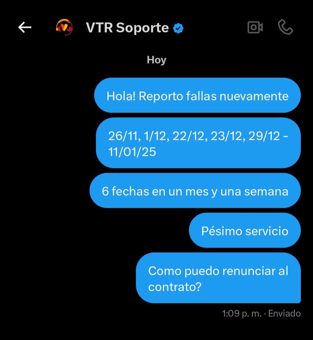 IvaniaMuoz's tweet photo. Esas han sido todas las fechas en las que @VTRChile @VTRsoporte se ha caído por horas y no ha habido compensación en la boleta siendo que hice el trámite. Pésimo servicio 👀 https://t.co/yFSpF5mrrh