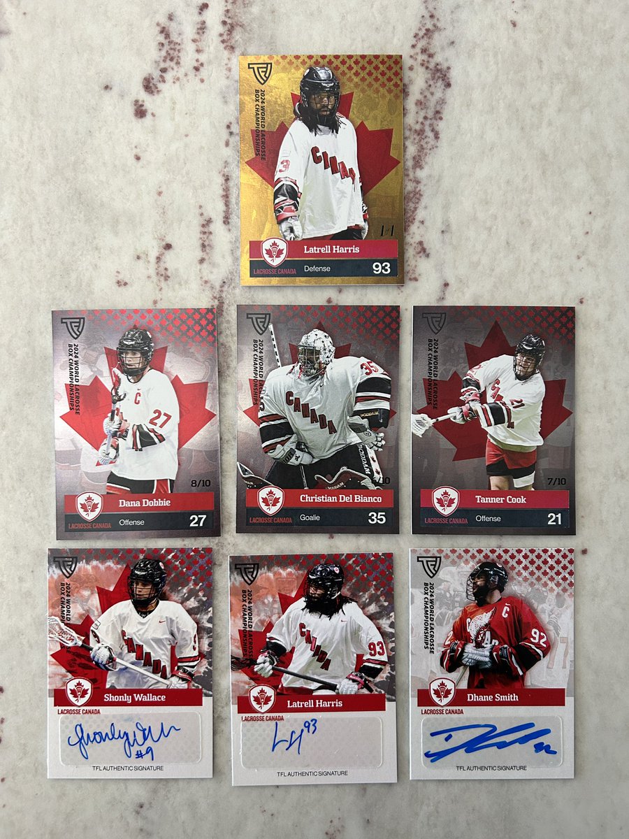 Decided to buy one more pack of <a href="/tfltradingcards/">TFL Trading Cards</a> Team Canada… not too shabby