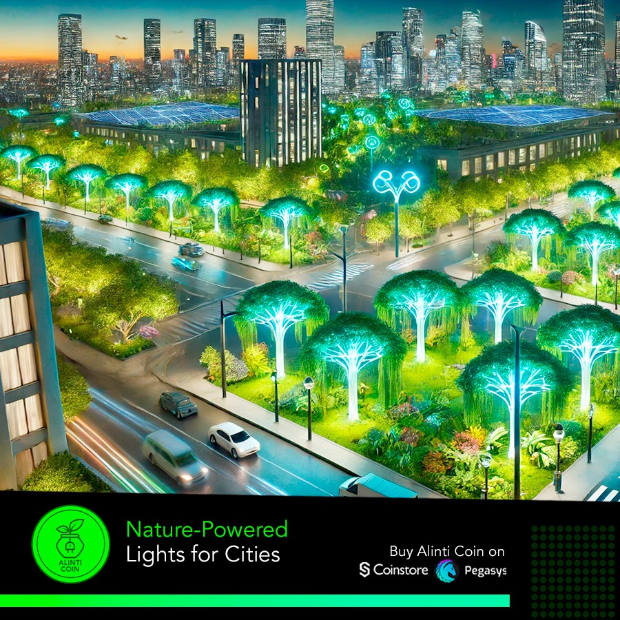 AlintiCoins's tweet photo. Imagine cities aglow with sustainable energy 🌱💡. Alinti’s evolving technology envisions a future where plants power streetlights, buildings, and EV stations. Nature lighting the way to smarter, greener nights. ✨🌃

@CoinstoreExc
@CoinStoreHUB 

#Blockchain #ReFi #Altcoins https://t.co/VYpToZsV0b