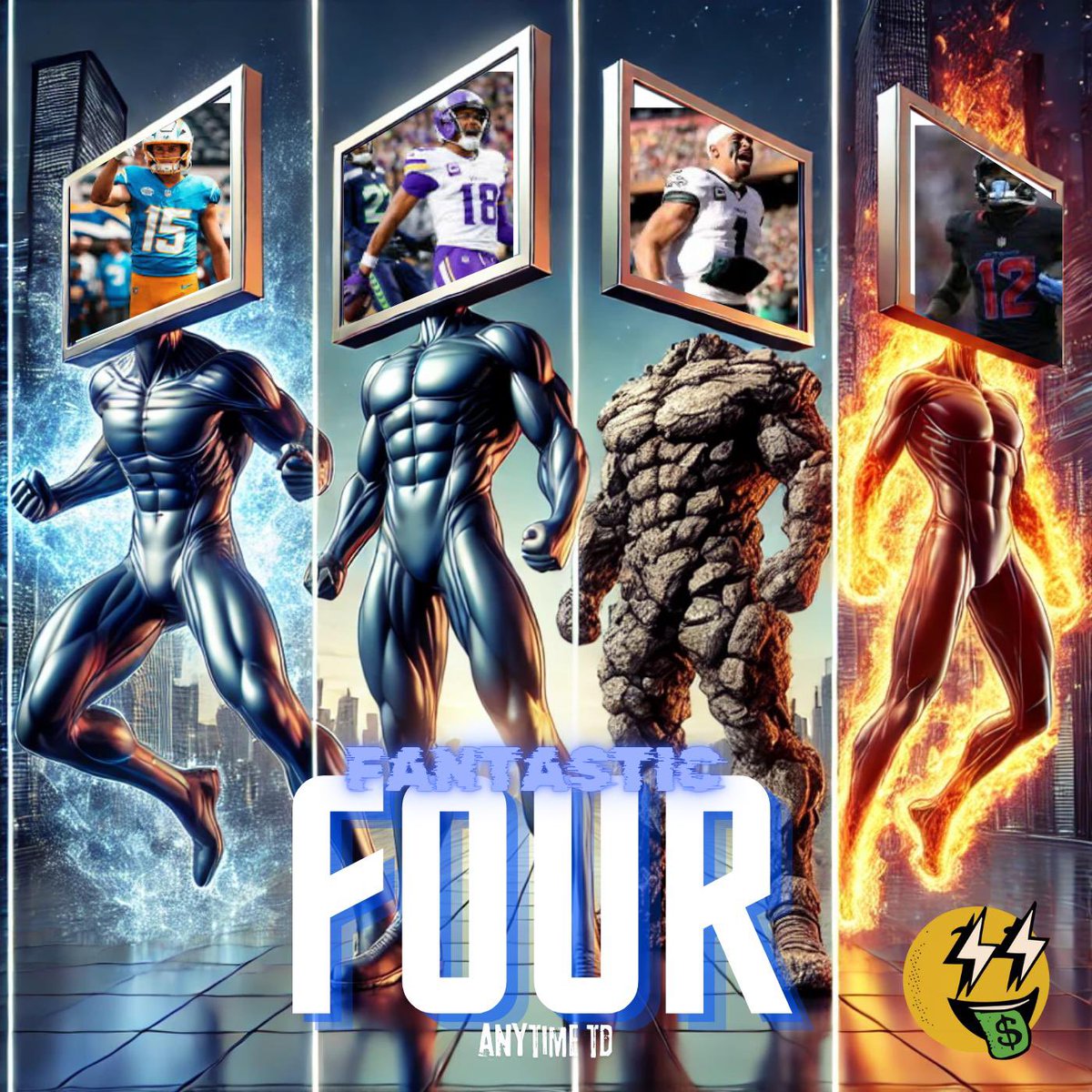 Fantastic 4 TD scorers for this BIG #NFL week! Lets cash 🤑 

prizepicks.onelink.me/gCQS/shareEntr…