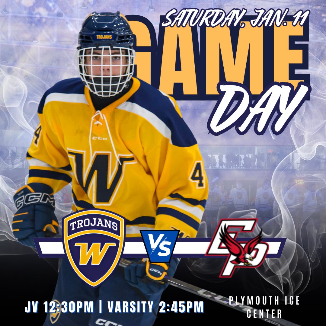 WHS_boyshockey's tweet photo. 💥Game Day 💥 
 #WayzataWay #LakeConference 

@epboyshockey vs.
@WHS_boyshockey  

📅 January 11, 2025
⏰ JV 12:30pm | V 2:45pm 
💻 @mnhockeytv 
🎟️ https://t.co/KoT06rEYHV…
📍 The PIC

Special guests between the 1st and 2nd period: @WYHA_Hockey Mites! https://t.co/JMwVGVDwAJ