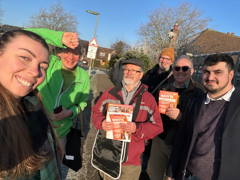 -4° but still great to be out on the doors in Woodham and New Haw this morning. Chilly weather but warm reception! Hoping the Conservatives in Surrey don't cancel the elections and rob us of our democratic right!