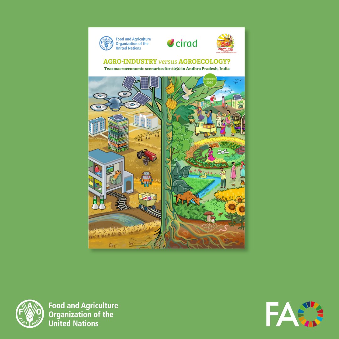 Can agroecology sustain a large population? 🌱

This book explores a 2050 macroeconomic scenario comparing "Community-managed Natural Farming" to industrial agriculture, assessing impacts on jobs, land, food, and inequality.

Read more🔗 doi.org/10.4060/cd2175…