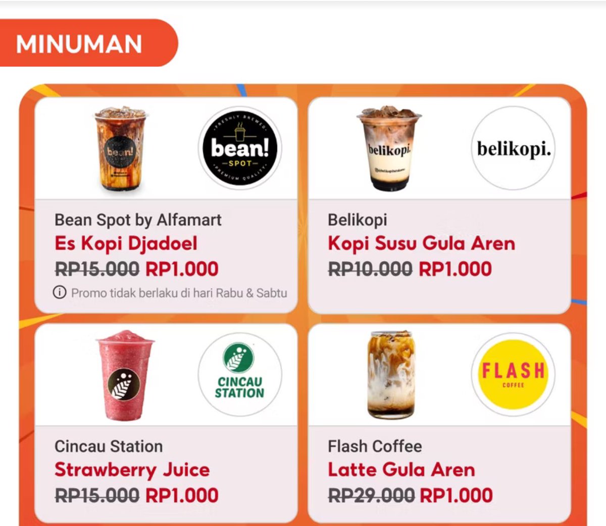 discountfess's tweet photo. Serba Rp1000 khusus pembayaran pakai Qris ShopeePay
🗓️ 13 Januari 2025

Cek selengkapnya di sini
https://t.co/gGfrki15nx https://t.co/h59EHIZ19K
