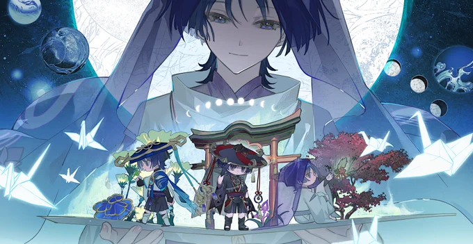 歩んできた軌跡#GenshinImpact #スカラマシュ #Wanderer #放浪者 