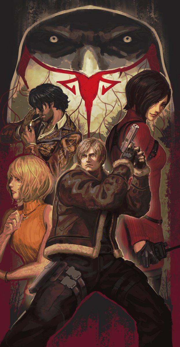 KornArt3's tweet image. HAPPY 20TH ANNIVERSARY RESIDENT EVIL 4