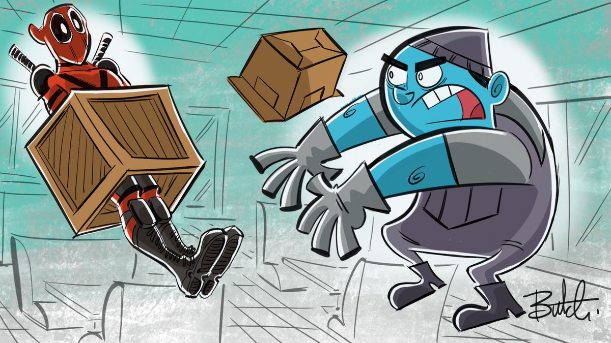 FairlyOddFather's tweet photo. Who wins? #Deadpool #boxghost #dannyphantom #butchhartmandraws https://t.co/IoY0HIY6Rc