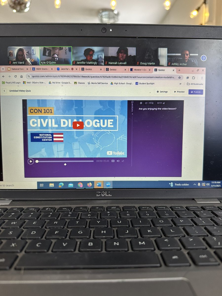 Amazing edtech sessions this morning w/<a href="/kedc_epic/">EPIC</a> <a href="/KEDCGrants/">KEDC Grants</a> <a href="/KEDC1/">KEDC</a>! <a href="/DrJillArmstrong/">Jill Armstrong, Ed.D.</a> kicking off my morning with expanding our classrooms globally, a session with Kyle over civil dialogue and Quizziz! I was able to share what I am doing in my classroom with <a href="/TeachRock/">TeachRock.org</a>!
