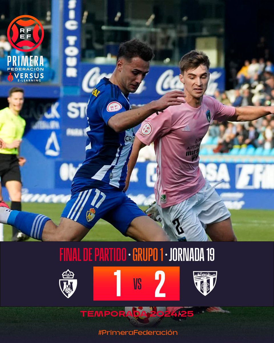 𝗙𝗜𝗡𝗔𝗟 | #PonferradinaSestaoRiver 

🔝 ¡El Sestao River vence en El Toralín gracias al golazo de Alfred Planas en el último suspiro!

#PrimeraFederación | #VersusELearning