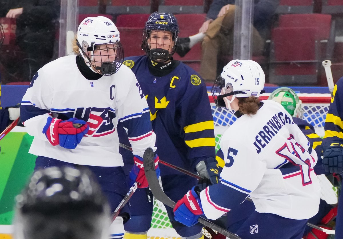 Bella Fanale earned Player of the Game honors after scoring both goals in the U.S. 2-1 semifinal victory over Sweden to advance to the gold-medal game at the 2025 IIHF Women’s Under-18 World Championship. The Webster native will look to lead the U.S. to its 10th title on Sunday.