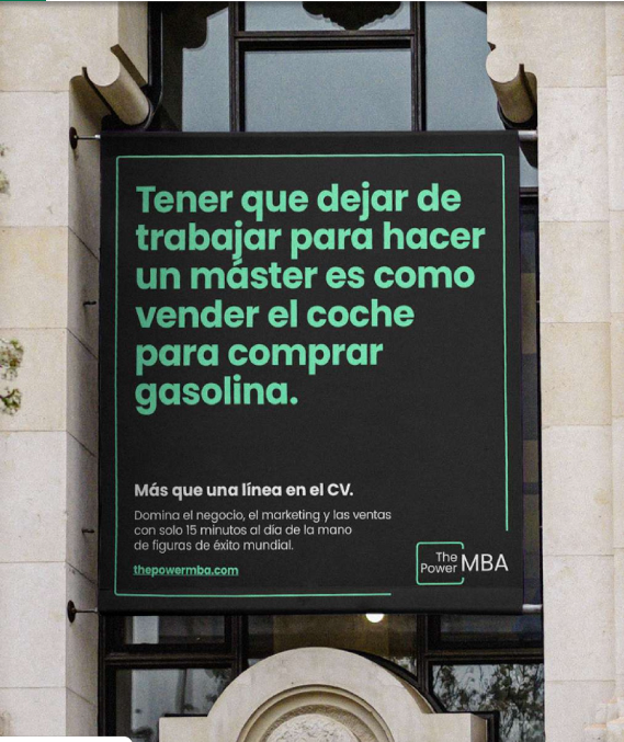 PutosModernos_'s tweet photo. Aquí nuestra última campaña para thePower, el master que que nació para democratizar la educación, y en el que +200.000 alumnos de todo tipo (jóvenes, directivos, empresarios, emprendedores…) aprenden de directivos de éxito de talla mundial. https://t.co/BA1TE8gq3e