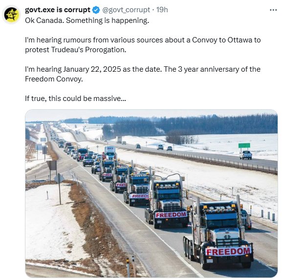 truenorthpoli's tweet photo. This has never been a 'freedom convoy.' These people have an agenda to make us like our neighbours down south. Don't let that happen in our country. https://t.co/hcMm8DfTWu