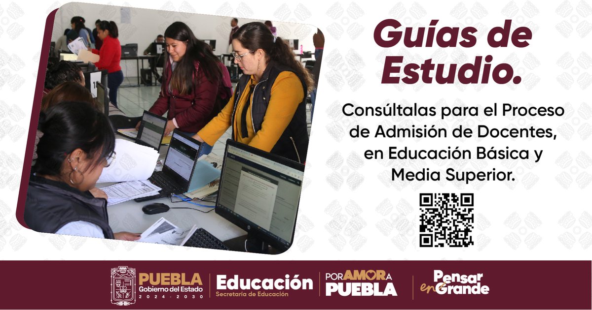 SEPGobPue's tweet photo. Las y los docentes pueden consultar más información de los procesos que lleva a cabo la Unidad del Sistema para la Carrera de las Maestras y los Maestros ingresa en https://t.co/UbcW84f8WA. https://t.co/dJyBHTiMg3
