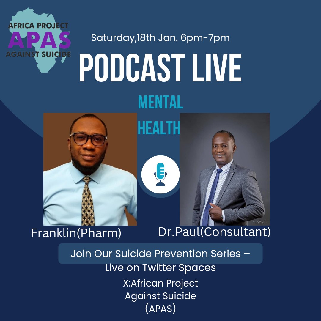 Africa Project Against Suicide (APAS) tweet media