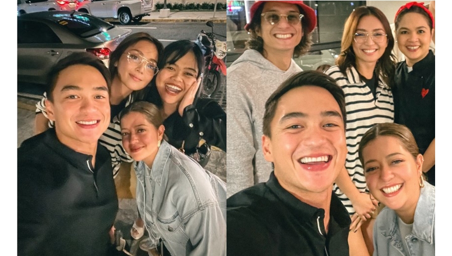 PinaysInShowbiz's tweet photo. IN PHOTOS: Kathryn Bernardo With Dominic Roque, Sue Ramirez &amp; Friends Support Judy Ann Santos’ Angrydobo Chef Night  https://t.co/wCizU73Hz9

#KathrynBernardo
#DominicRoque
#SueRamirez
#AngrydoboPH https://t.co/lmYB0zpKrQ