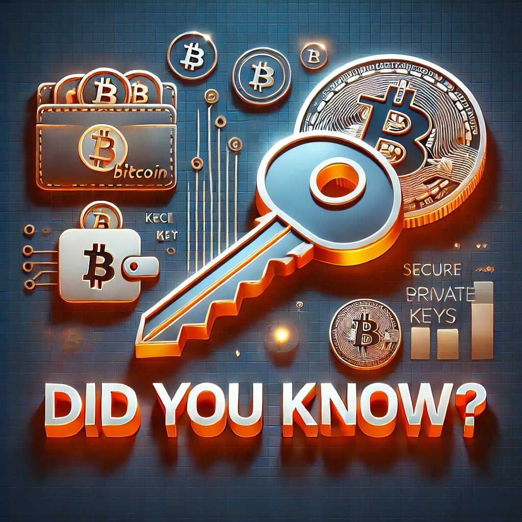 ChainLitics's tweet photo. 𝐃𝐢𝐝 𝐲𝐨𝐮 𝐤𝐧𝐨𝐰?

Bitcoin's private keys are like passwords—losing them means losing access to your Bitcoin forever. Keep them safe! 🔑

#Bitcoin #CryptoKeys #BlockchainSecurity #DidYouKnow #BTC https://t.co/2ByVvMDE7P