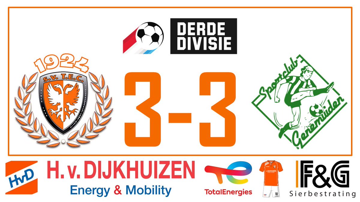 sv_TEC's tweet photo. Afgelopen in Tiel waar TEC op karakter en wilskracht na een dramatische start toch een terecht punt weet te pakken en wellicht had er meer had verdiend
Hoe dan ook, het was een prachtige en spannende wedstrijd waarin beide teams alles gaven voor het beste resultaat
#tecgen https://t.co/TriP2puhSC