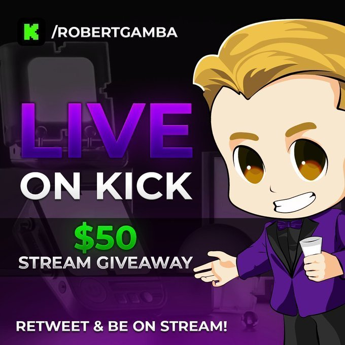robertgambaskr's tweet photo. LIVE IN AN HOUR!🎉

We're giving away a $60 Bonus Buy EVERY 20TH MINUTE  ON ROO!💥

💵$50 Stream Giveaway as well : 

To enter:
 - ✅Follow us
 - ✅Like & RT

Must be in stream to win! Keep in mind, we do multiple giveaways and free battles if we do good, don't miss out!

STREAMING IN AN HOUR!🧯