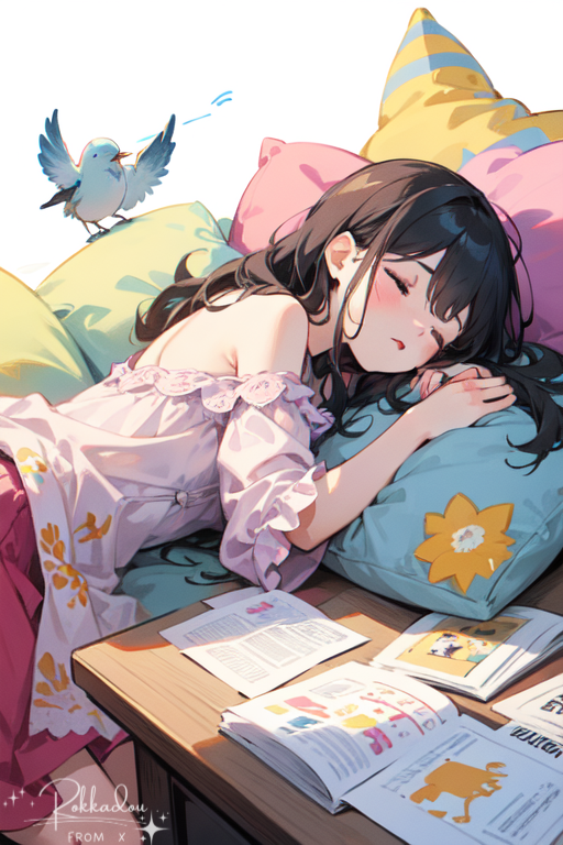 rokkadou's tweet photo. #AIart #AIイラスト #pixai #stablediffusion
🕊️「朝だよー！起きてー！」 https://t.co/cv7wkOXDkG