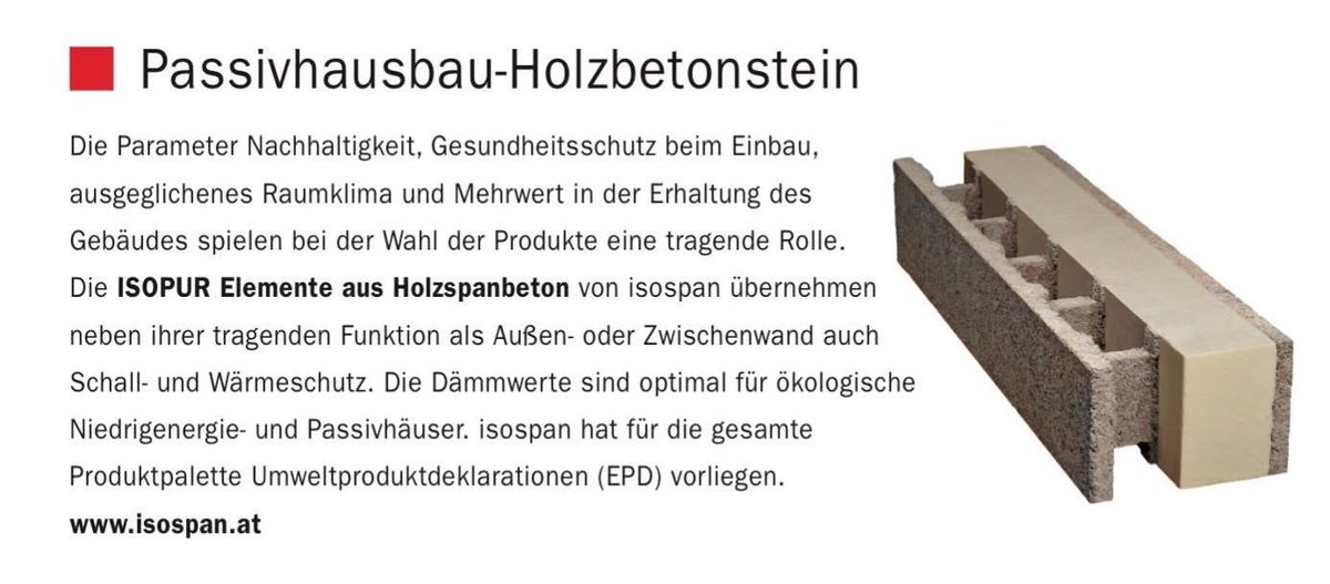 ISO SPAN hat mit dem Außenwandstein 36,5/16,5 ISOPUR ein Produkt für den Passivhausbau | isospan.eu