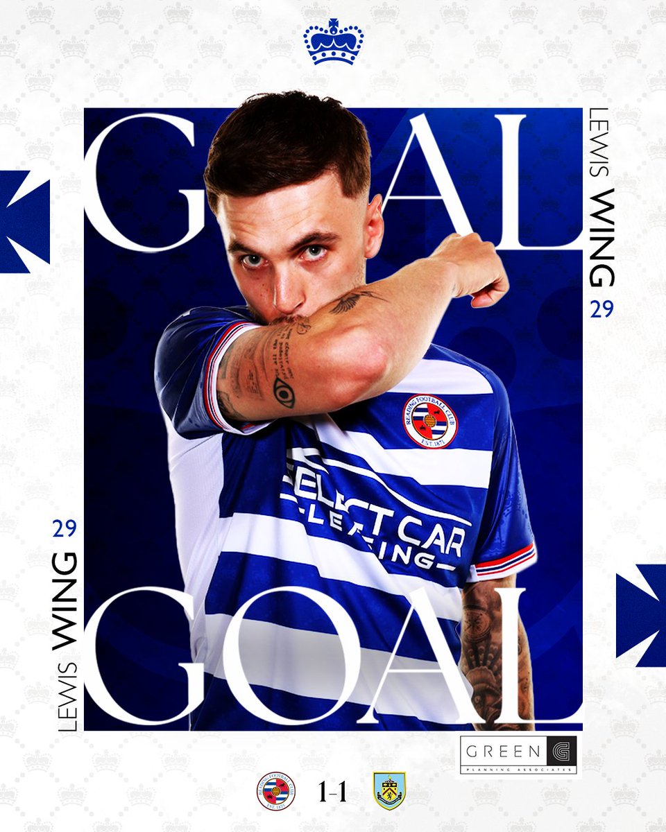 ReadingFC's tweet photo. WINGYYYYY!!!!

⏱️76'
👑 1-1 ⚫️ | #REABUR | #ReadingFC https://t.co/bAKGm3pHA6