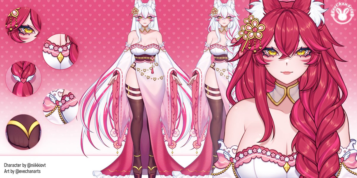 NiikkioVT's tweet image. 💌 Yoo! Eu sou a Niikkio Aikawa, uma Kyuubi do amor que vai guiar os corações humanos. Seja bem-vindo!

---
💖 twitch.tv/niikkio
🌹youtube.com/@niikkio
🦊 tiktok.com/@niikkio
---
🎨#NiikArts