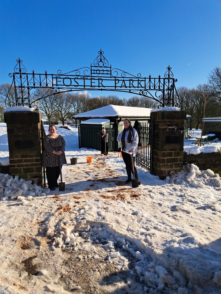 Thanks to some great community spirit, some serious digging and gritting, and some kind 4×4 drivers to transport our members safely tomorrow. We can finally open and feed our members tomorrow. This is why I love Denholme. Some very excited gents are looking forward to tomorrow.