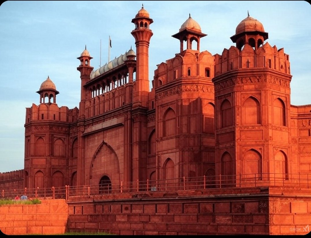 SUDHIR7707's tweet photo. Visiting the majestic Red Fort in Delhi 
The intricate architecture and rich history of this UNESCO World Heritage Site never cease to amaze me #RedFort #Delhi #India #Travel #History https://t.co/zR5cPoDgtQ