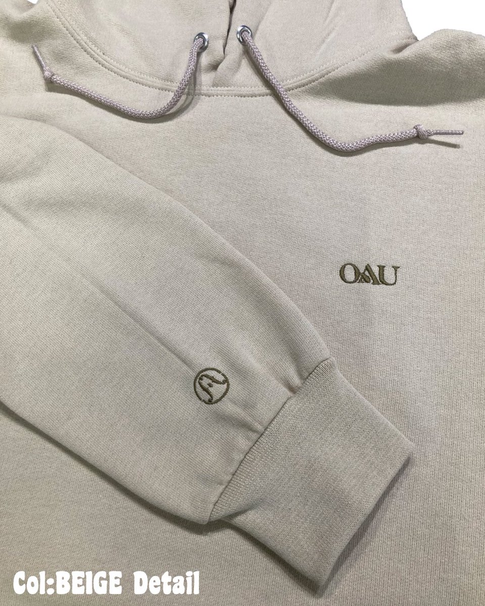 tacticsrecords's tweet photo. 【OAU NEW MERCH】
OAUロゴを左胸と右袖に刺繍でシンプルにあしらったフーディが登場！
1/12開催「New Acoustic New Year 2025」at Billboard Live TOKYO 会場物販より販売開始です
OAU Hoodie
Price: ¥5,000-
Col:ベージュ/チャコール
Size: S/M/L/XL
#OAU
#OAUjp https://t.co/GiOaO87SmL