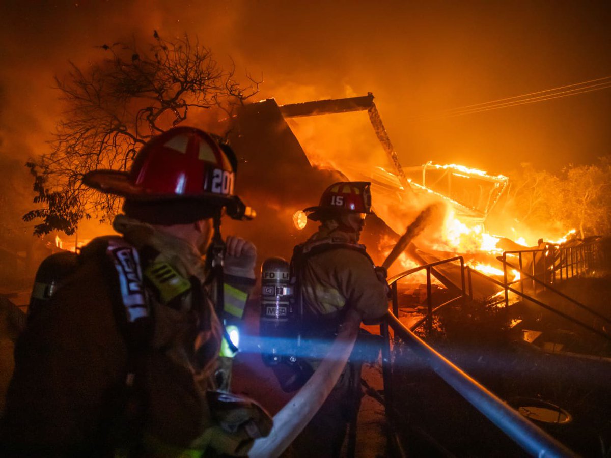 Our thoughts are with LA and our Brothers and Sisters fighting wildfires in California #LosAngelesFires