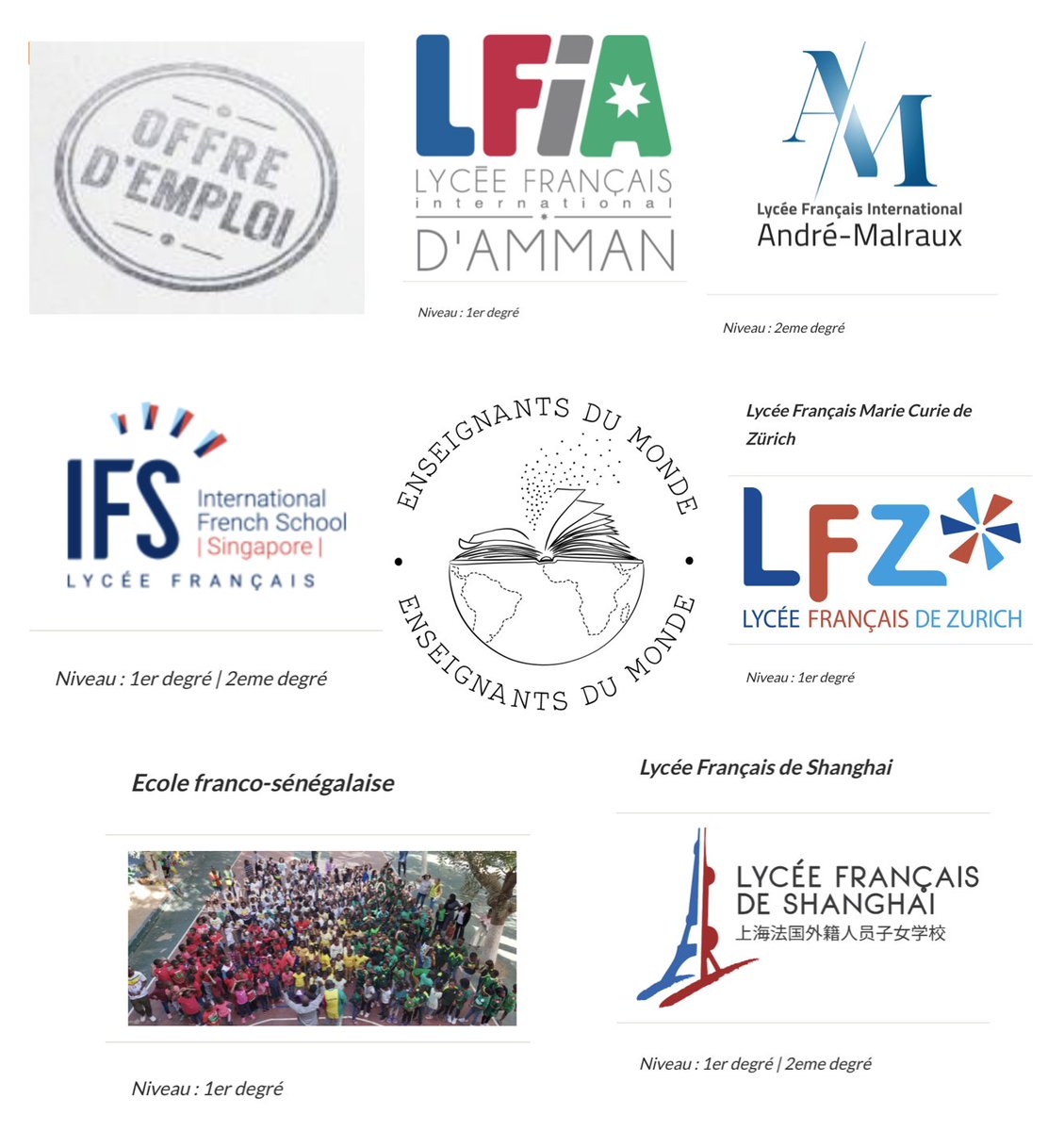 Enseignants du monde tweet media