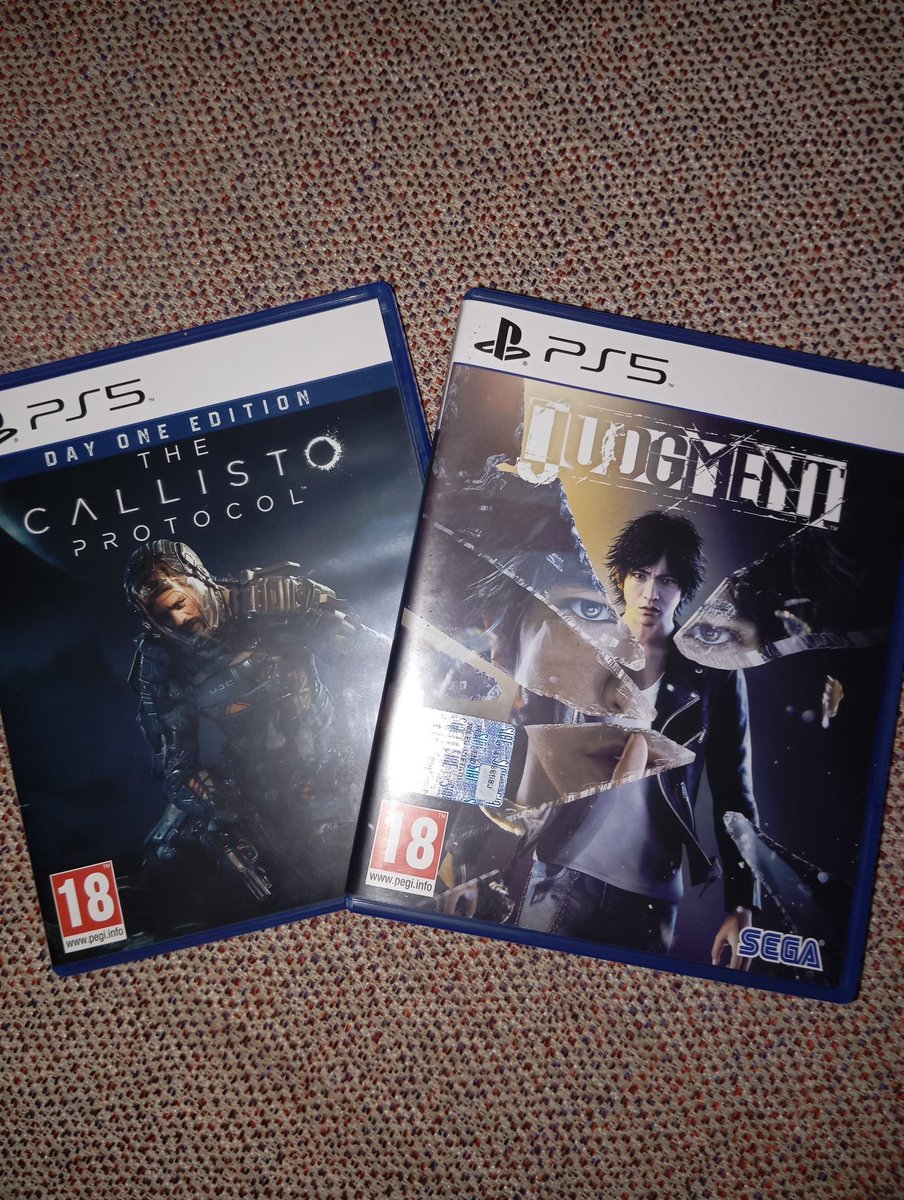 DelMoralGames's tweet photo. ☺️🎮 #PlayStation #PS5 #sega #judgment #CalistoProtocol https://t.co/4dglf7O1vy