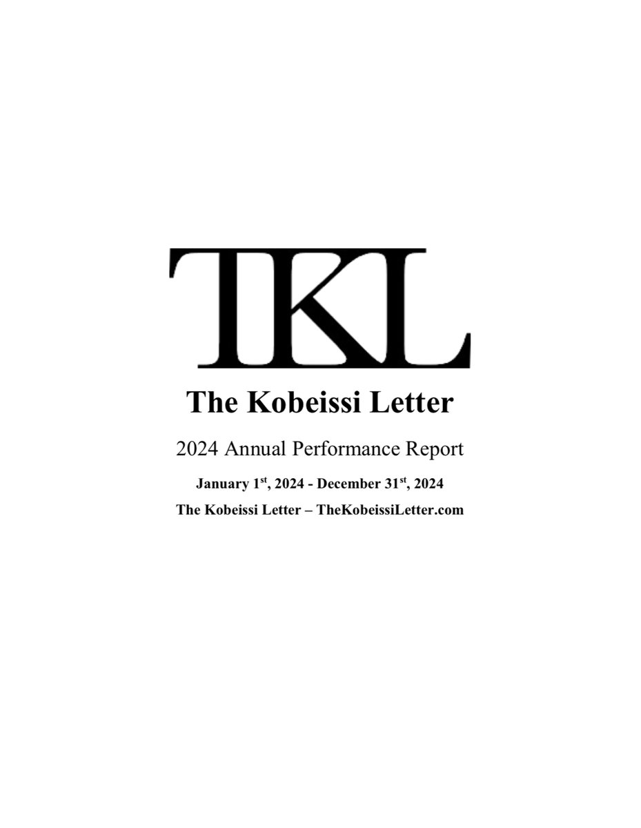 KobeissiLetter's tweet image. ANNOUNCEMENT:
We are excited to present The Kobeissi Letter’s 2024 performance report.
Our setups have returned +371.7% since 2020, significantly outperforming the S&P 500’s +83.0% return over the same period.
Our S&P 500 setups provided a net return of +38.1% in 2024, also…