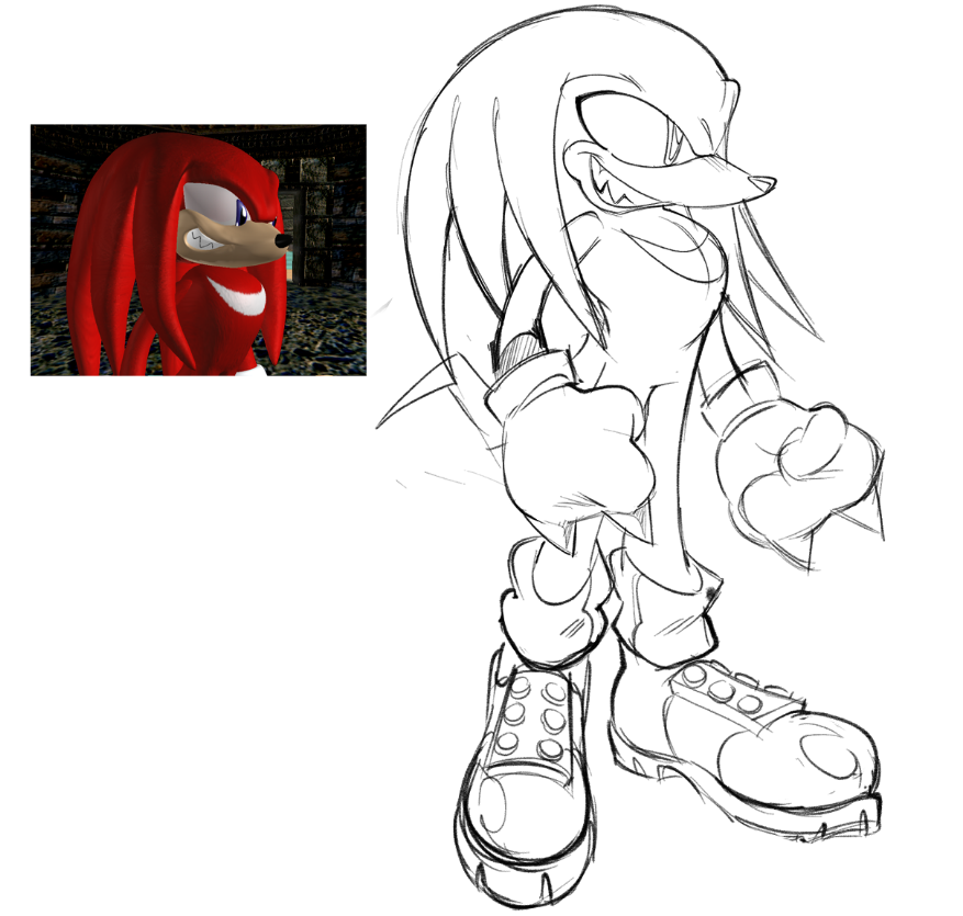 Animaten_Saine's tweet photo. knuckles redraw https://t.co/DrbIZ4CsBv