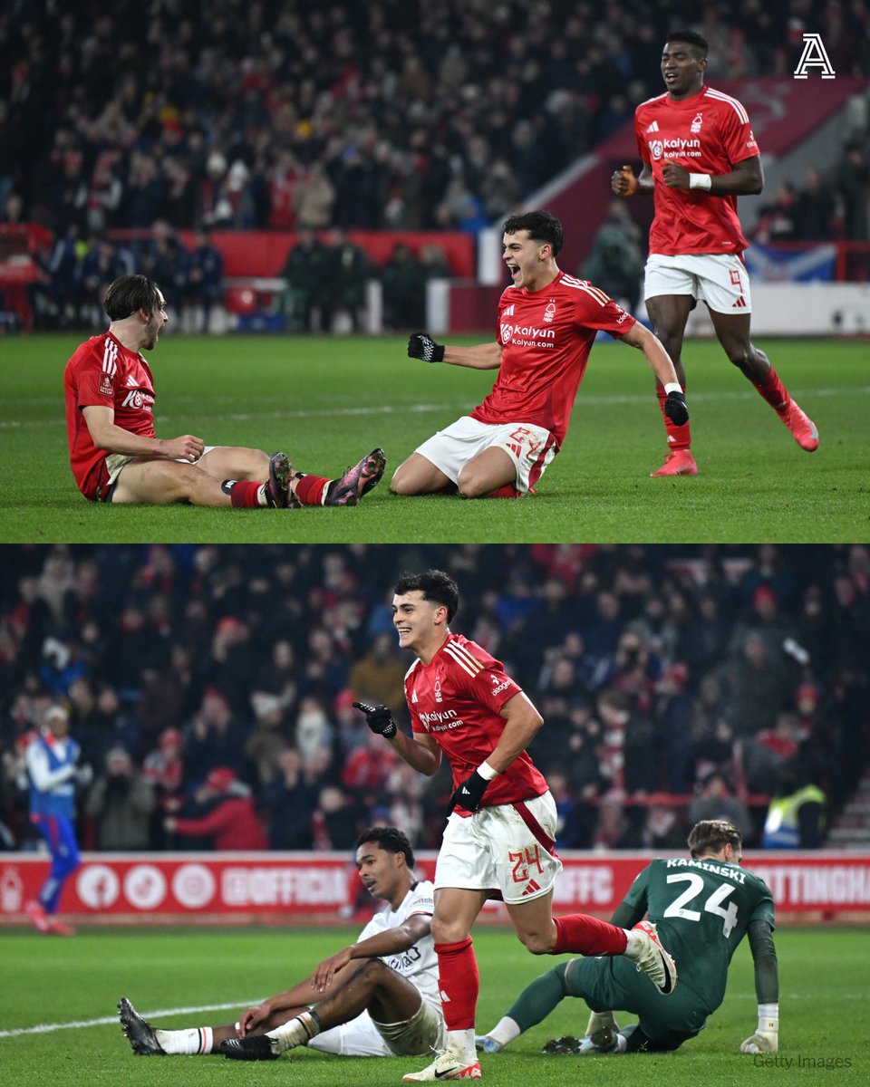 TheAthleticFC's tweet photo. Ramon Sosa and Ryan Yates ensure the cogs keep turning in the Nottingham Forest winning machine.

Nuno Espirito Santo's side beat Luton Town 2-0 to earn their seventh consecutive victory — next up, Liverpool at the City Ground on Tuesday night...

#NFFC | #NFOLUT | #FACup https://t.co/11tIZSSpBU