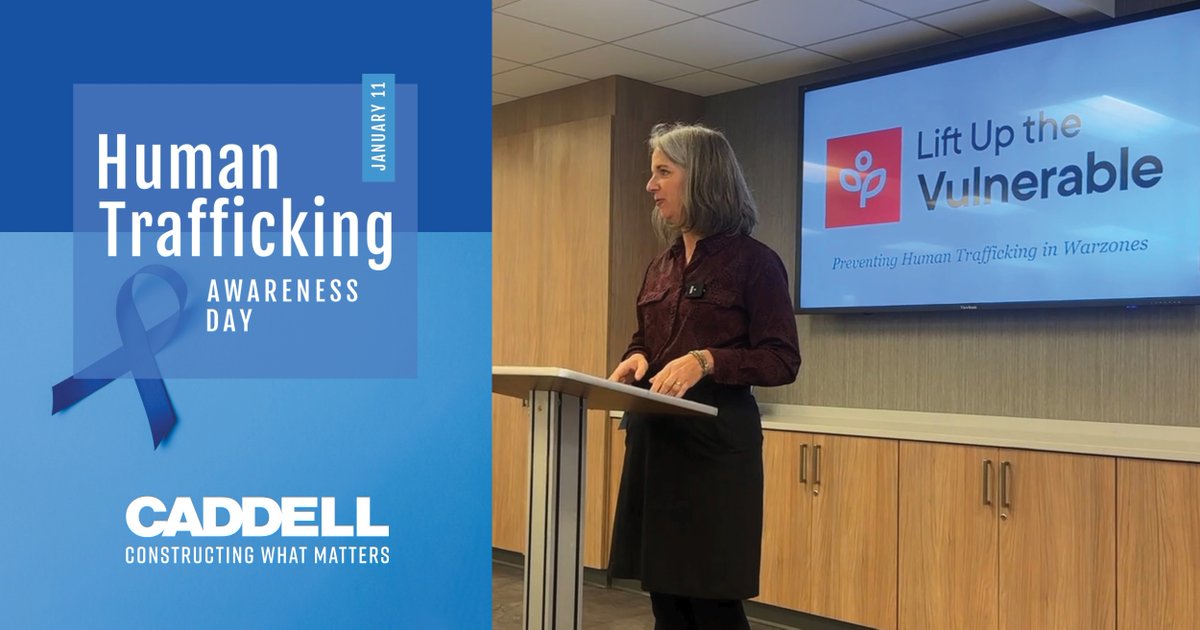 CaddellConst's tweet image. In honor of Human Trafficking Awareness Day, we&apos;re reflecting on the powerful presentation by CEO Audrey of @LUVulnerable—an organization dedicated to combating human trafficking in South Sudan. #ConstructingWhatMatters #HumanTraffickingMonth

liftupthevulnerable.org