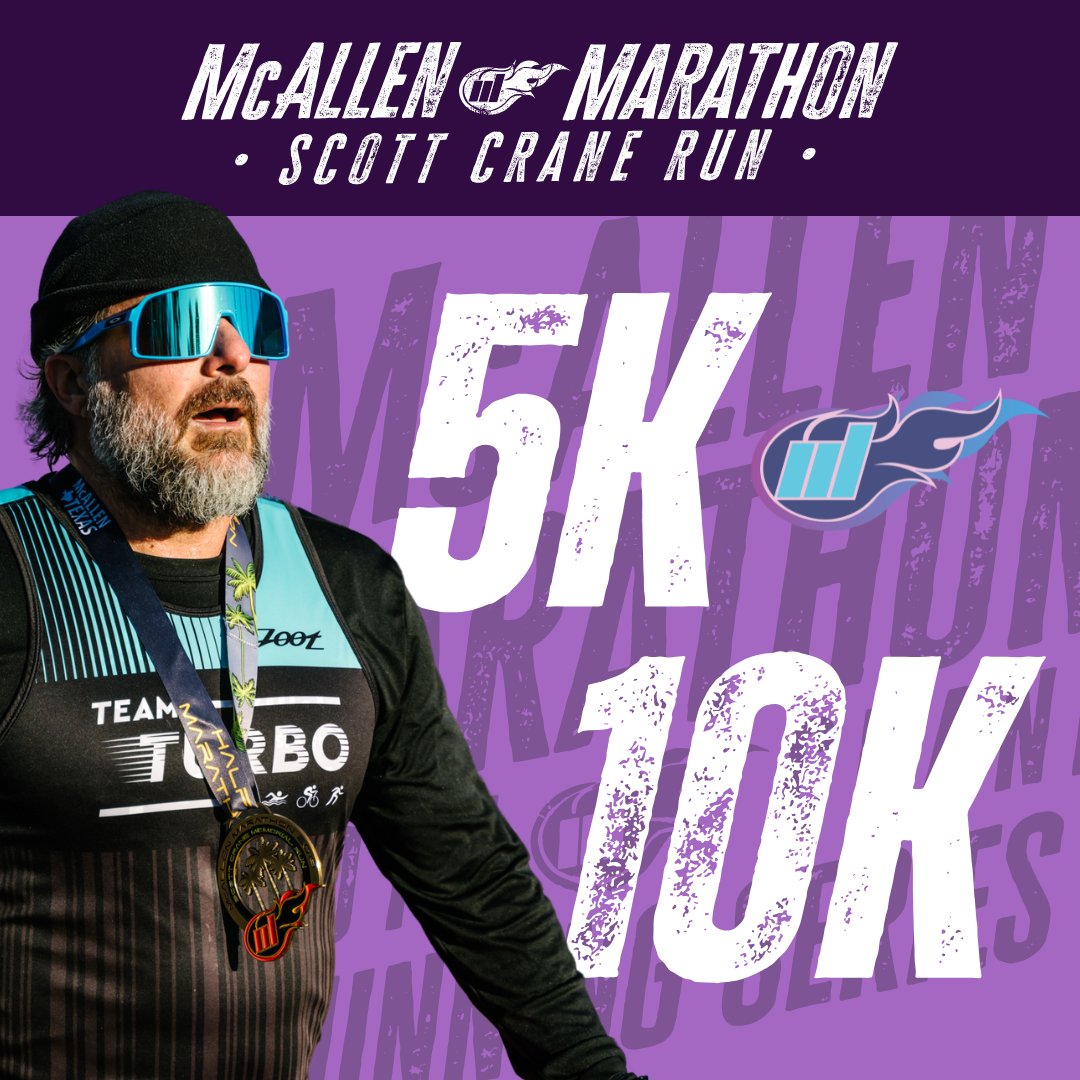 Lace up and get ready for our 5k &amp; 10k!🏃‍♂️🏃

The McAllen Marathon has the perfect race for you on January 18. Challenge yourself, bring your friends, and let's make this run unforgettable!💪

#McAllenMarathon #5k #10k