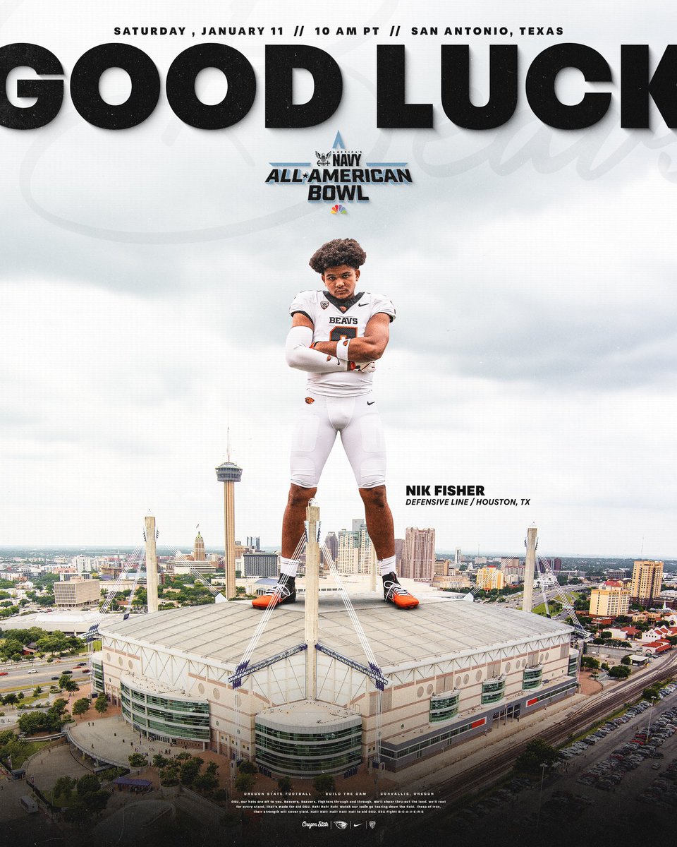 BeaverFootball's tweet photo. good luck to @NiklasFisher today in the @AABonNBC 🔥🔥 https://t.co/x4qcpXgmdU