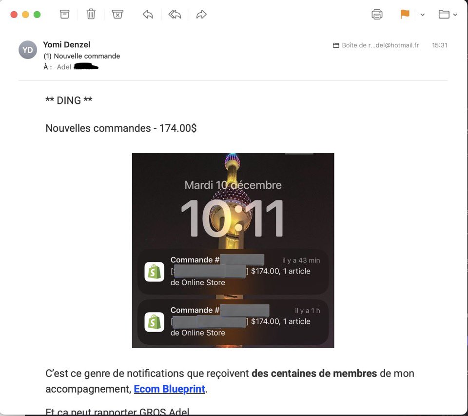 Hassoul ? (@hasscapade) on Twitter photo Je n'ai jamais bénéficié de l'accompagnement Ecom Blueprint de <a href="/YomiDenzel96/">Yomi Denzel</a> et le mail qu'il a envoyé en newsletter le suggère. J'espère obtenir de plates excuses, au delà que ce mail vous prend littéralement pour des c*ns, je demande un WAWAWIWA public je vais te coller au Je n'ai jamais bénéficié de l'accompagnement Ecom Blueprint de <a href="/YomiDenzel96/">Yomi Denzel</a> et le mail qu'il a envoyé en newsletter le suggère. J'espère obtenir de plates excuses, au delà que ce mail vous prend littéralement pour des c*ns, je demande un WAWAWIWA public je vais te coller au