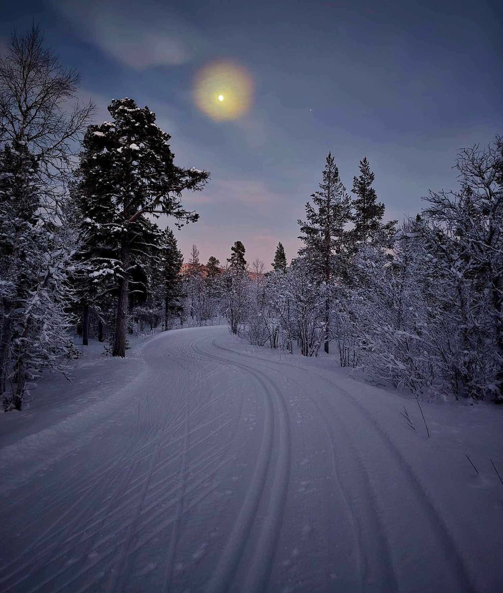 Ofult på skidturen.