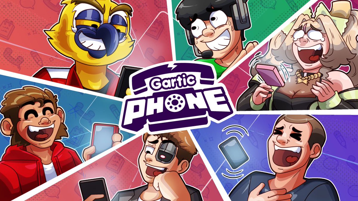 New gaming video! I play Gartic phone with the Vanoss crew! I