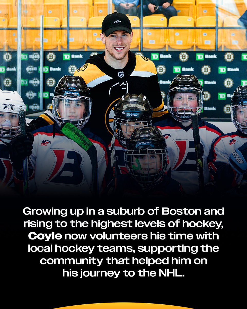 Charlie Coyle has been playing for his hometown <a href="/NHLBruins/">Boston Bruins</a>, the team he grew up cheering for, for the past seven seasons and throughout that time he has used his platform to make a difference in his community.

Watch Coyle and the Bruins today at 1 p.m. on <a href="/ABC/">ABC News</a>, <a href="/ESPNPlus/">ESPN+</a>,