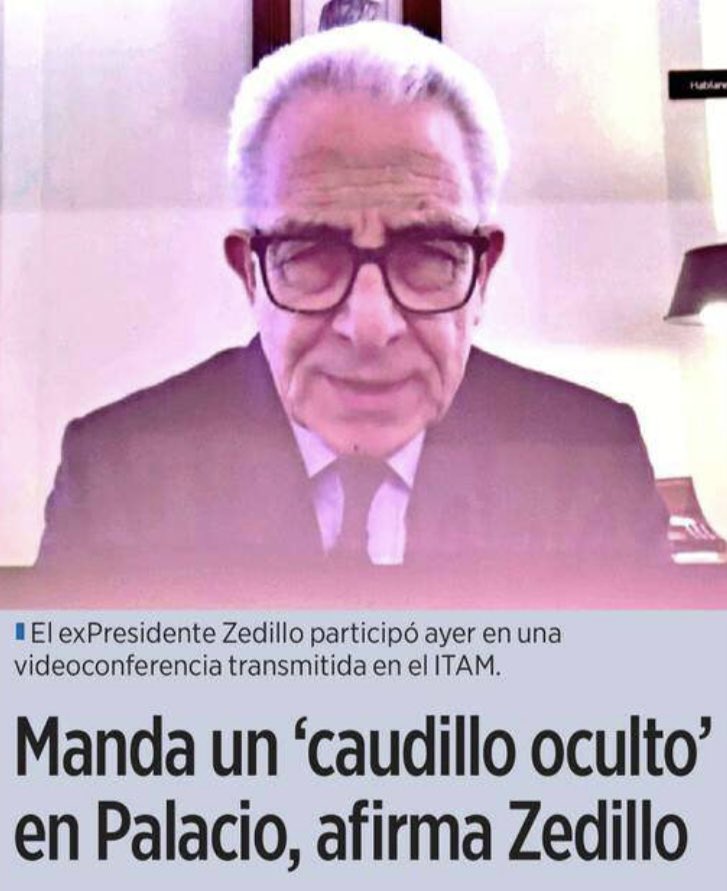 Vaya mensaje de un expresidente.